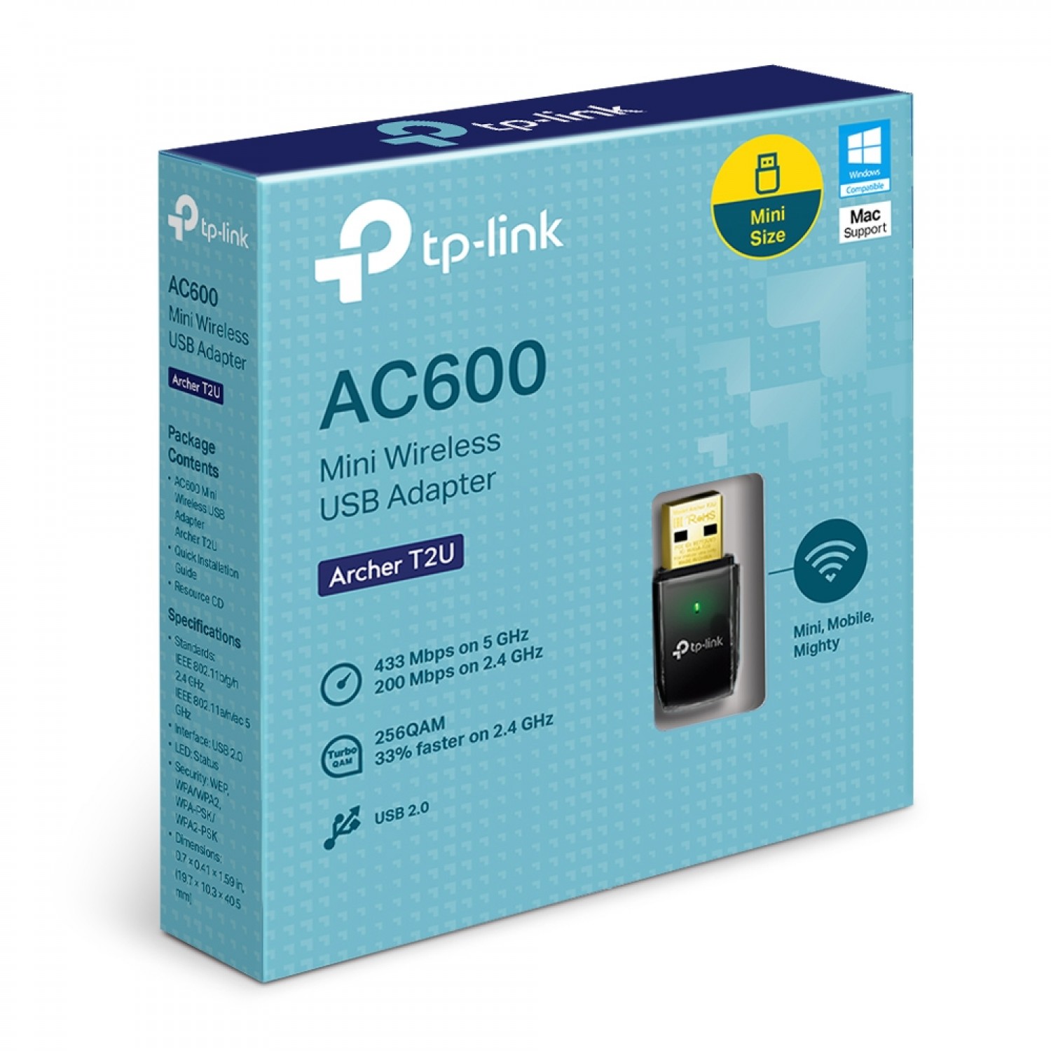 کارت شبکه وایرلس TP-LINK AC600 ARCHER T2U-3