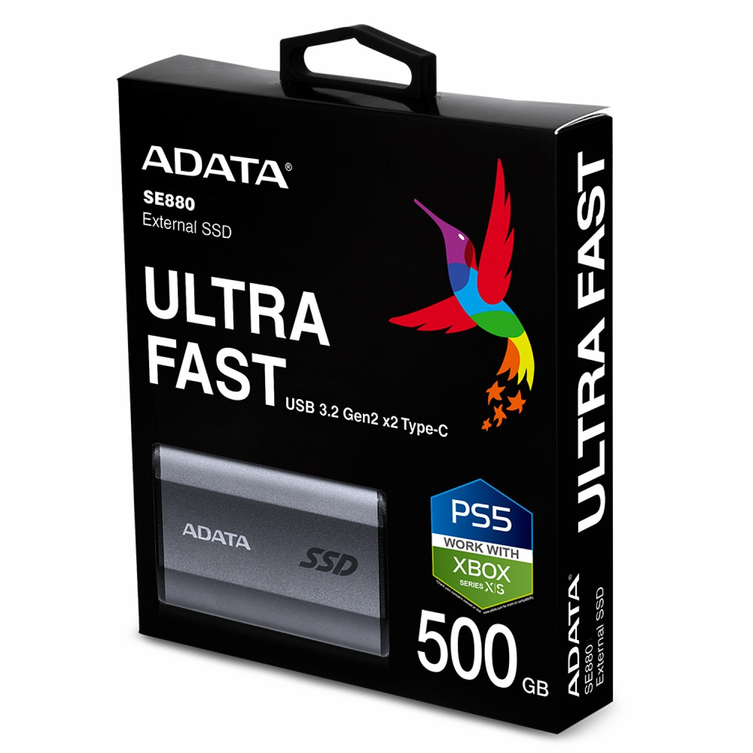 حافظه اس اس دی اکسترنال ADATA Elite SE880 - 500GB-5