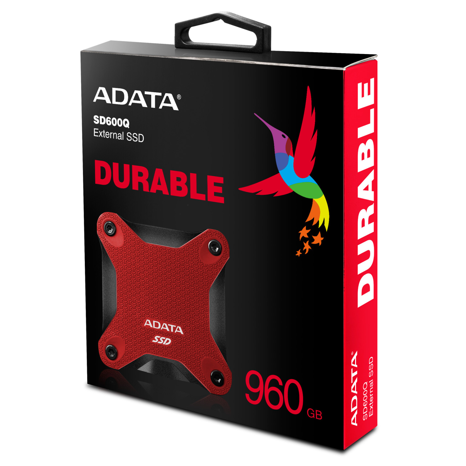 حافظه اس اس دی اکسترنال ADATA SD600Q 960GB - Red-5