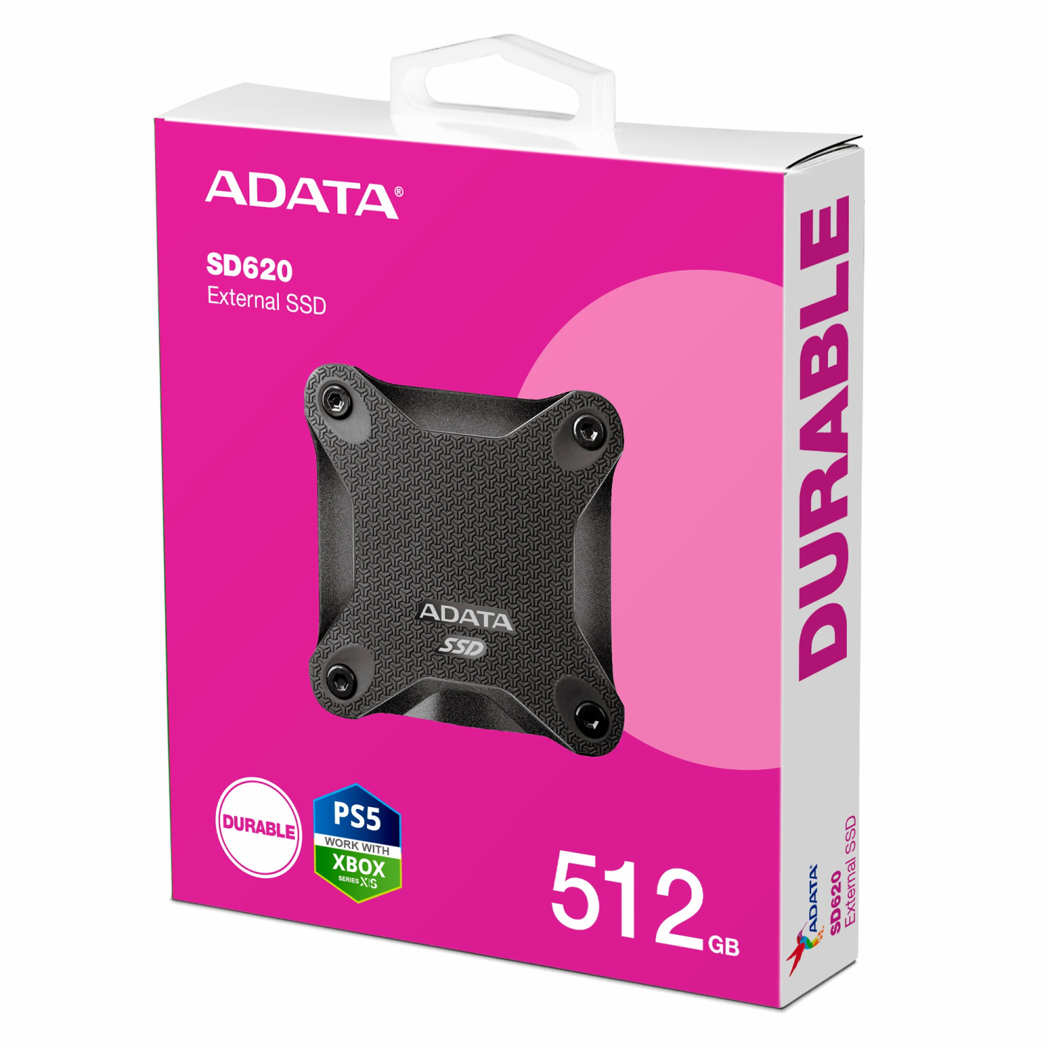 حافظه اس اس دی اکسترنال ADATA SD620 512GB - Black-6