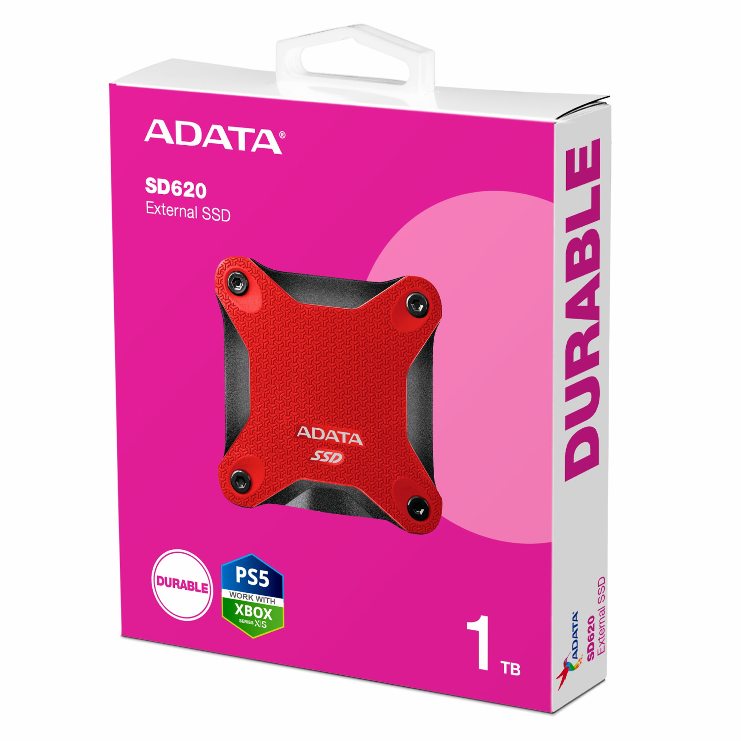 حافظه اس اس دی اکسترنال ADATA SD620 1TB - Red-6