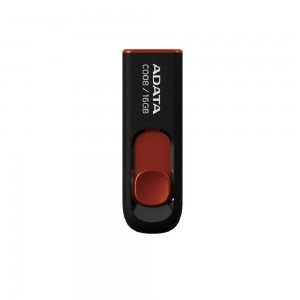 فلش مموری ADATA C008 - 16GB - Black/Red