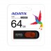 فلش مموری ADATA C008 - 64GB - Black/Red-2