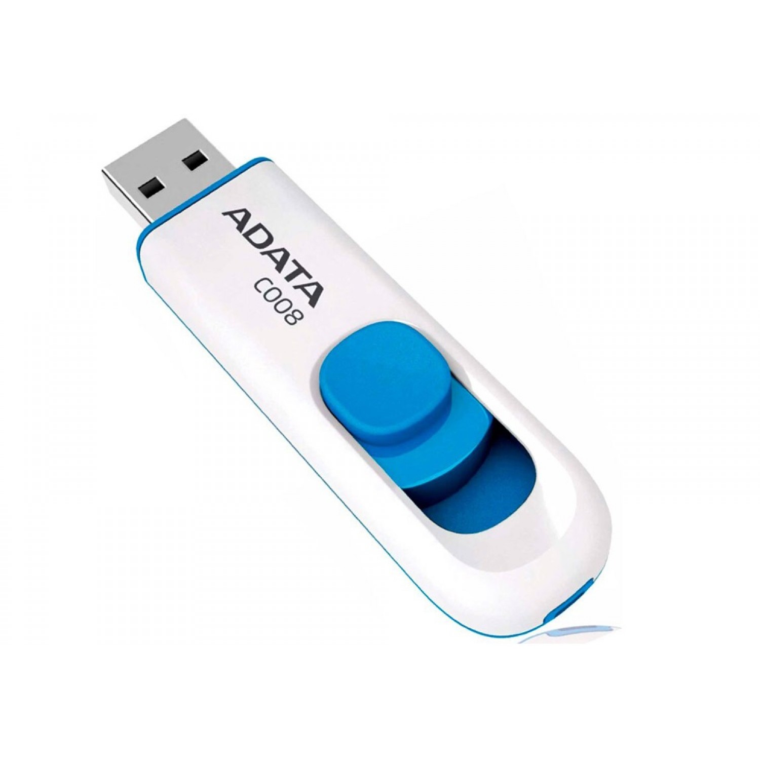 فلش مموری ADATA C008 - 8GB - White/Blue-1