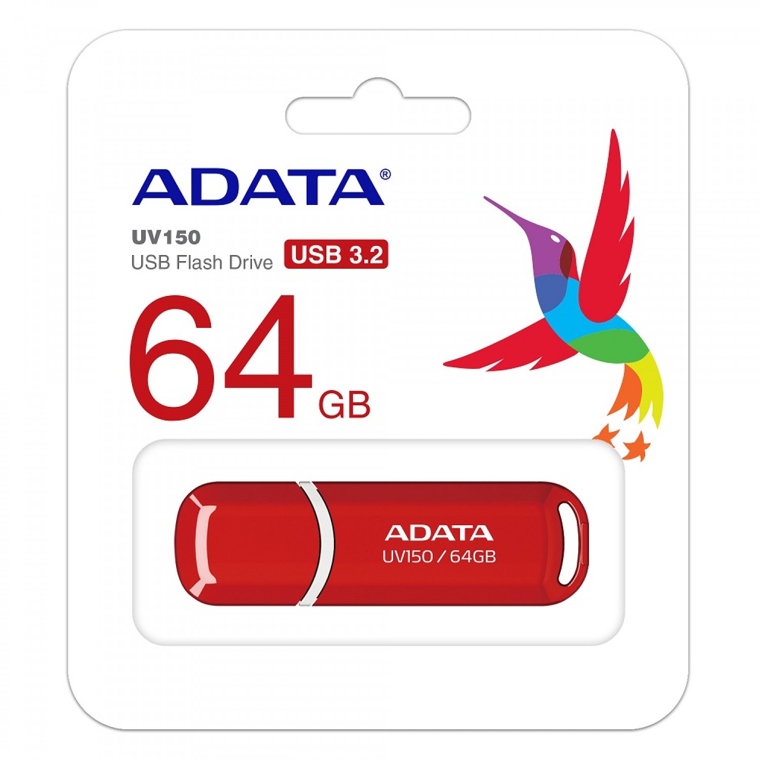فلش مموری ADATA UV150 - 64GB - Red-6