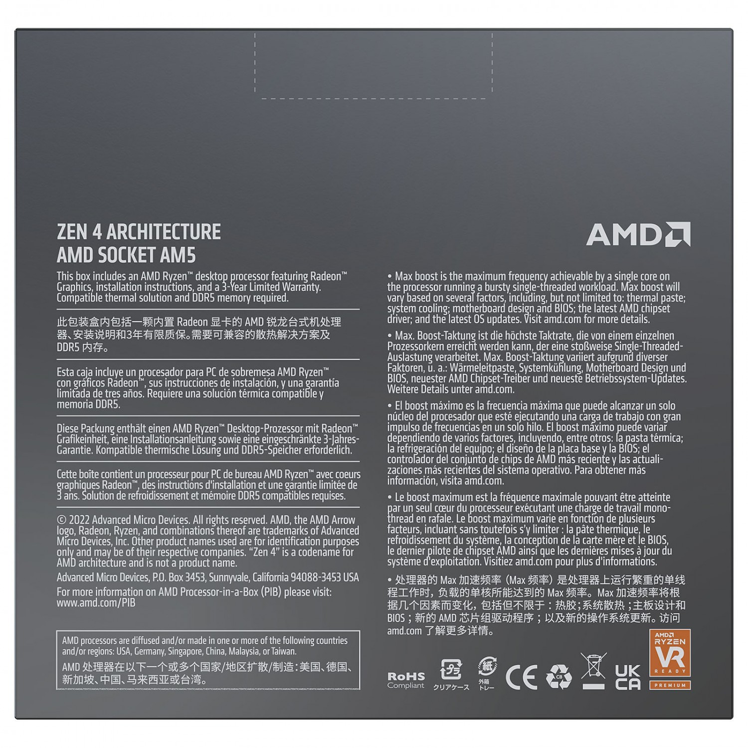 پردازنده AMD Ryzen 9 7900X-4