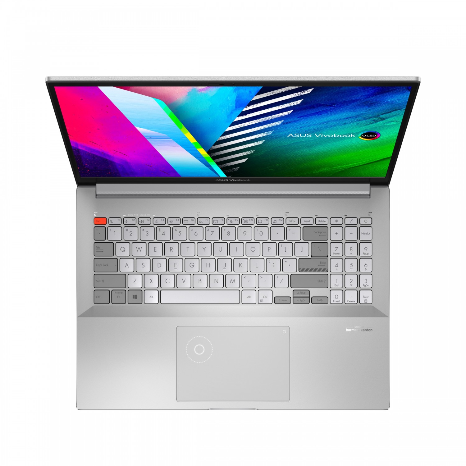 لپ تاپ ASUS Vivobook Pro 16X OLED M7600QE - C - Meteor White-2