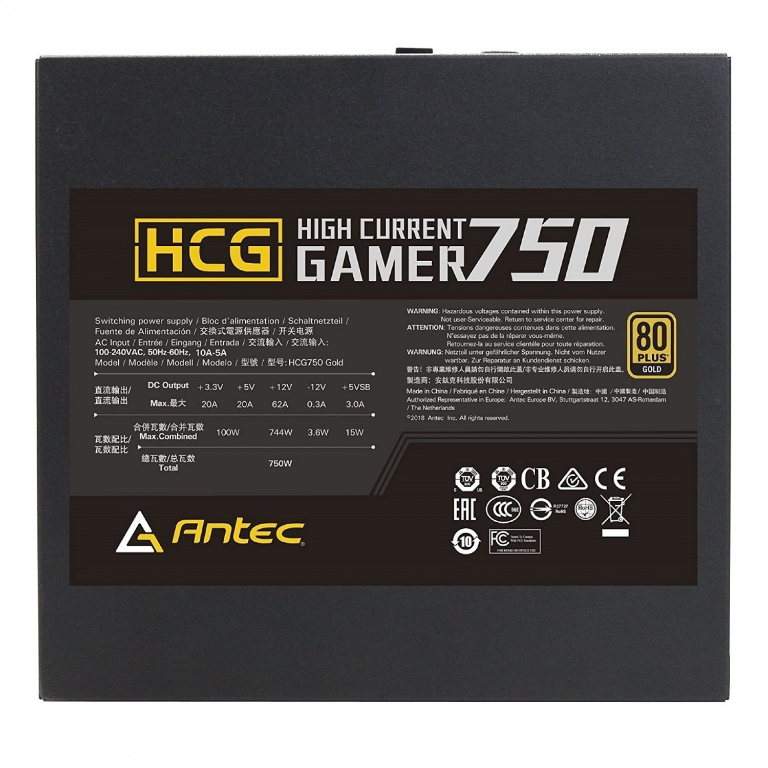 پاور Antec HCG 750W GOLD-2