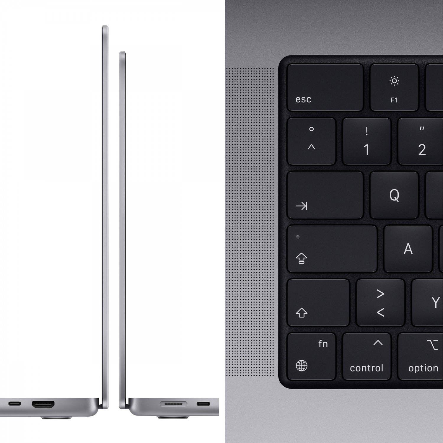 لپ تاپ Apple MacBook Pro 16 2021 CTO - Space Gray - B-2