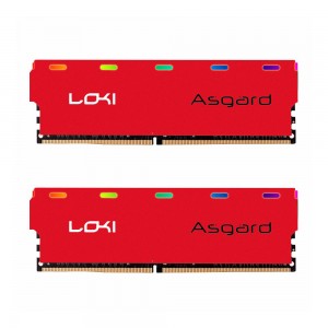 رم Asgard Loki W1 16GB Dual 3200MHz CL16 - Red