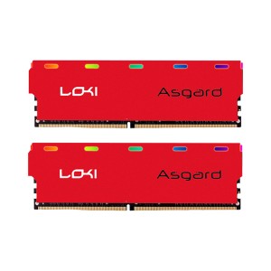 رم Asgard Loki W1 16GB Dual 3000MHz CL19 - Red