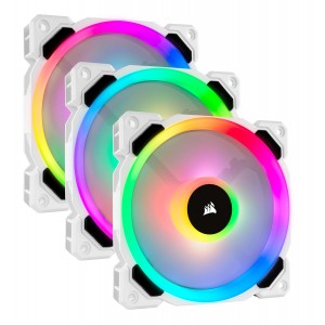 فن کیس Corsair LL120 RGB - White - 3 in 1