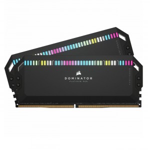 رم Corsair Dominator Platinum RGB DDR5 32GB Dual 6400MHz CL38 - Black