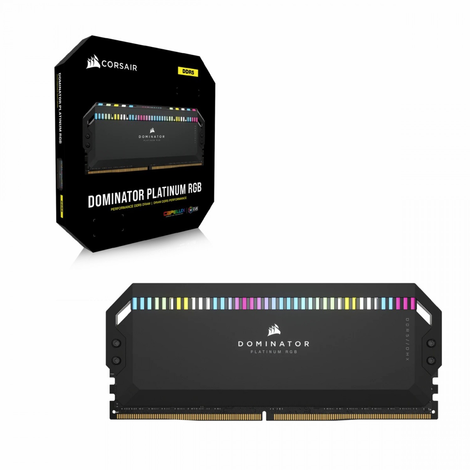رم Corsair Dominator Platinum RGB DDR5 64GB Dual 5200MHz CL40 - Black-5