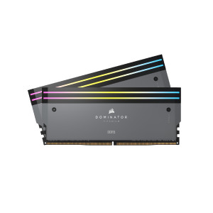 رم Corsair Dominator Titanium 64GB Dual 6000MHz CL30 - for AMD - ‌Grey