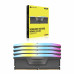 رم Corsair Vengeance RGB DDR5 64GB Quad 5600MHz CL36 - for AMD - Cool Grey-4