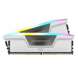 رم Corsair Vengeance RGB DDR5 64GB Dual 5600MHz CL40 - White