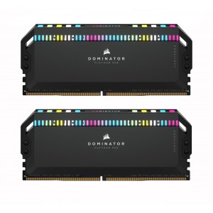 رم Corsair Dominator Platinum RGB DDR5 32GB Dual 5200MHz CL40 - Black