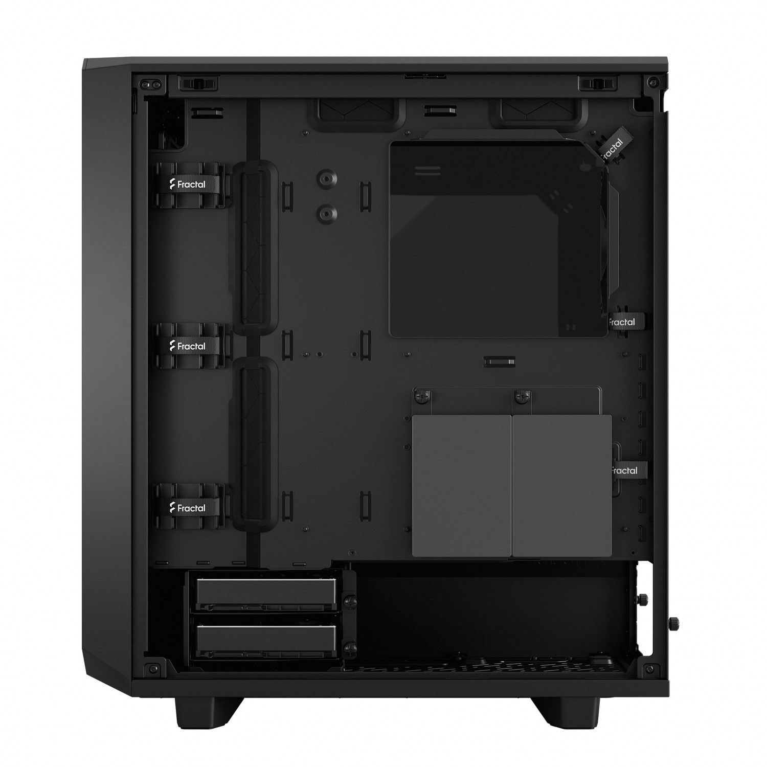 کیس Fractal Design Meshify 2 Compact - Black Solid-5