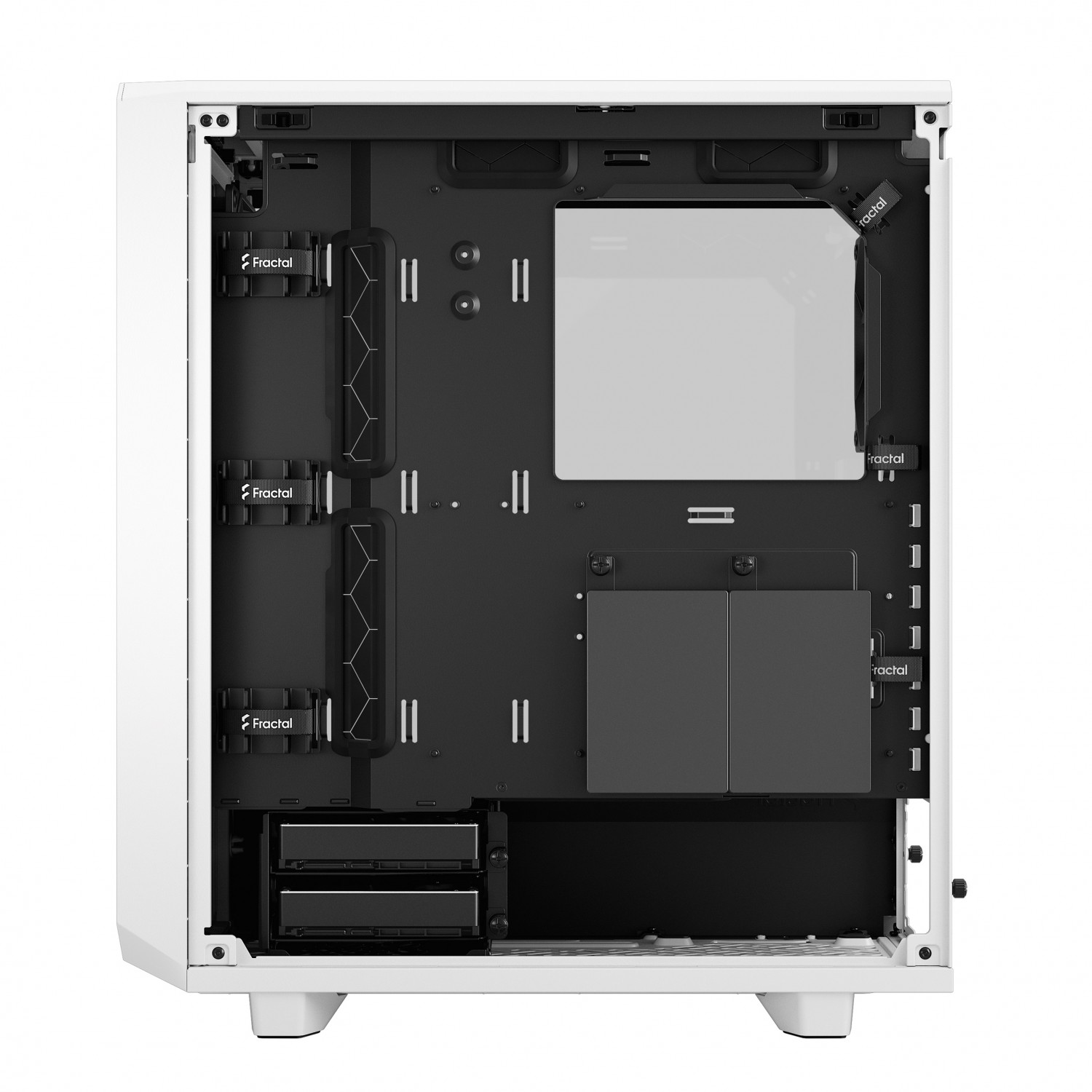 کیس Fractal Design Meshify 2 Compact - White TG Clear Tint-5