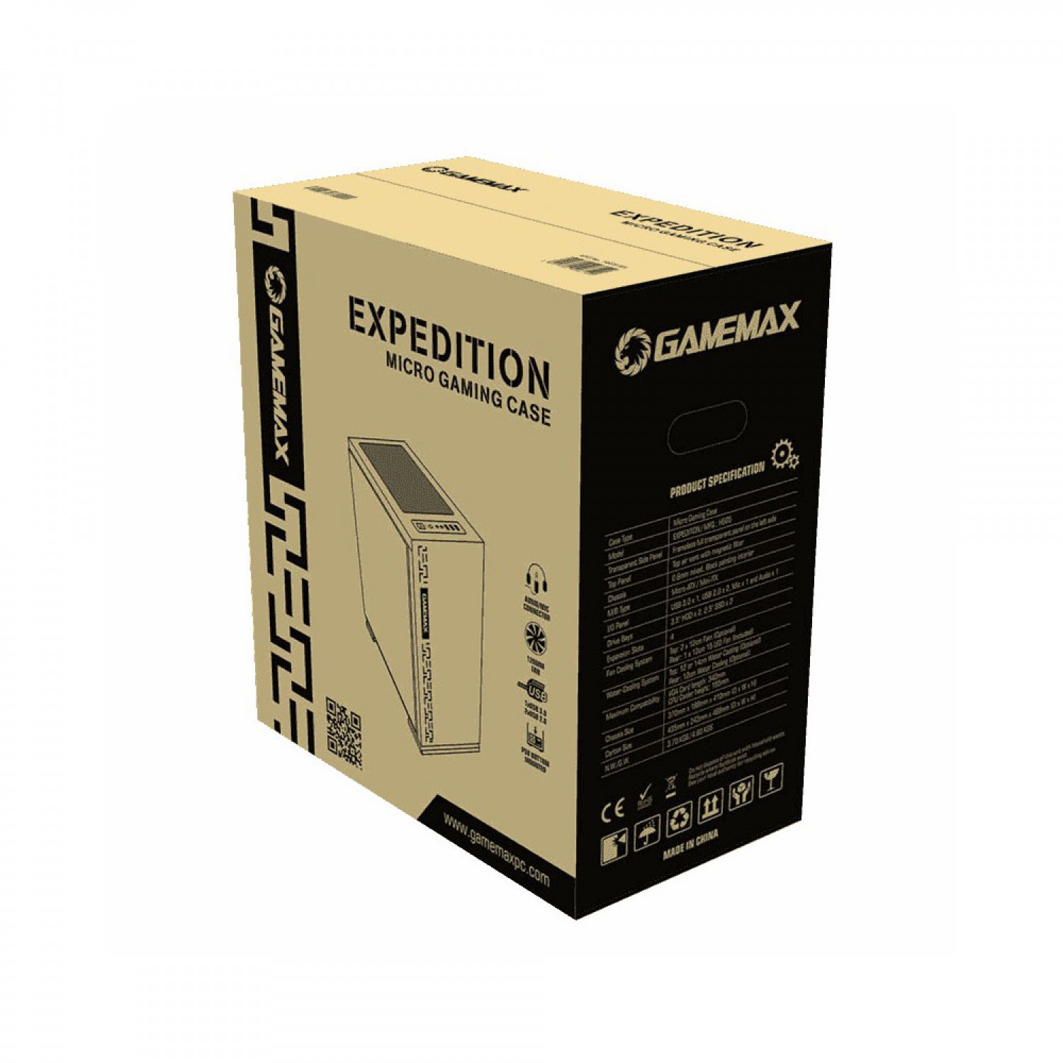 کیس GameMax Expedition Blue-10