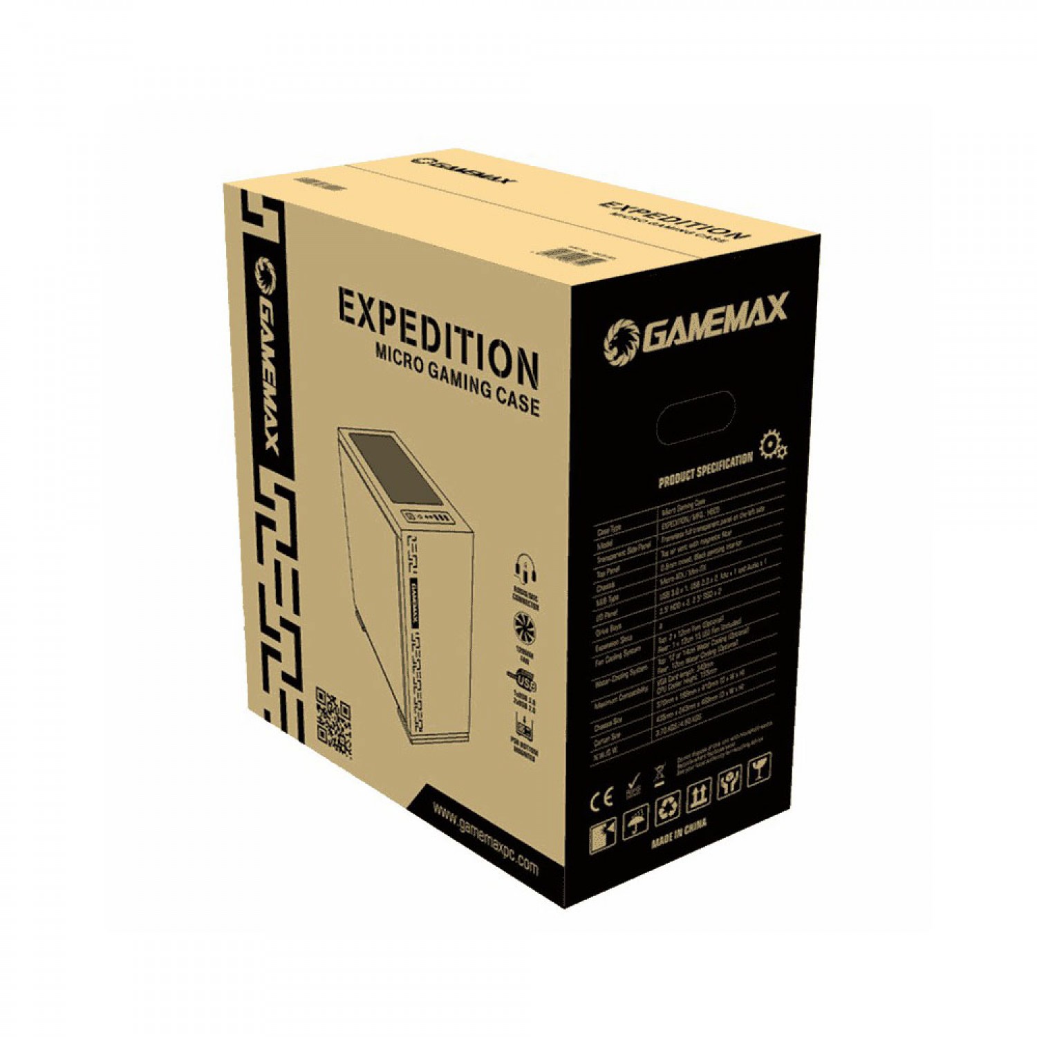 کیس GameMax Expedition White-10