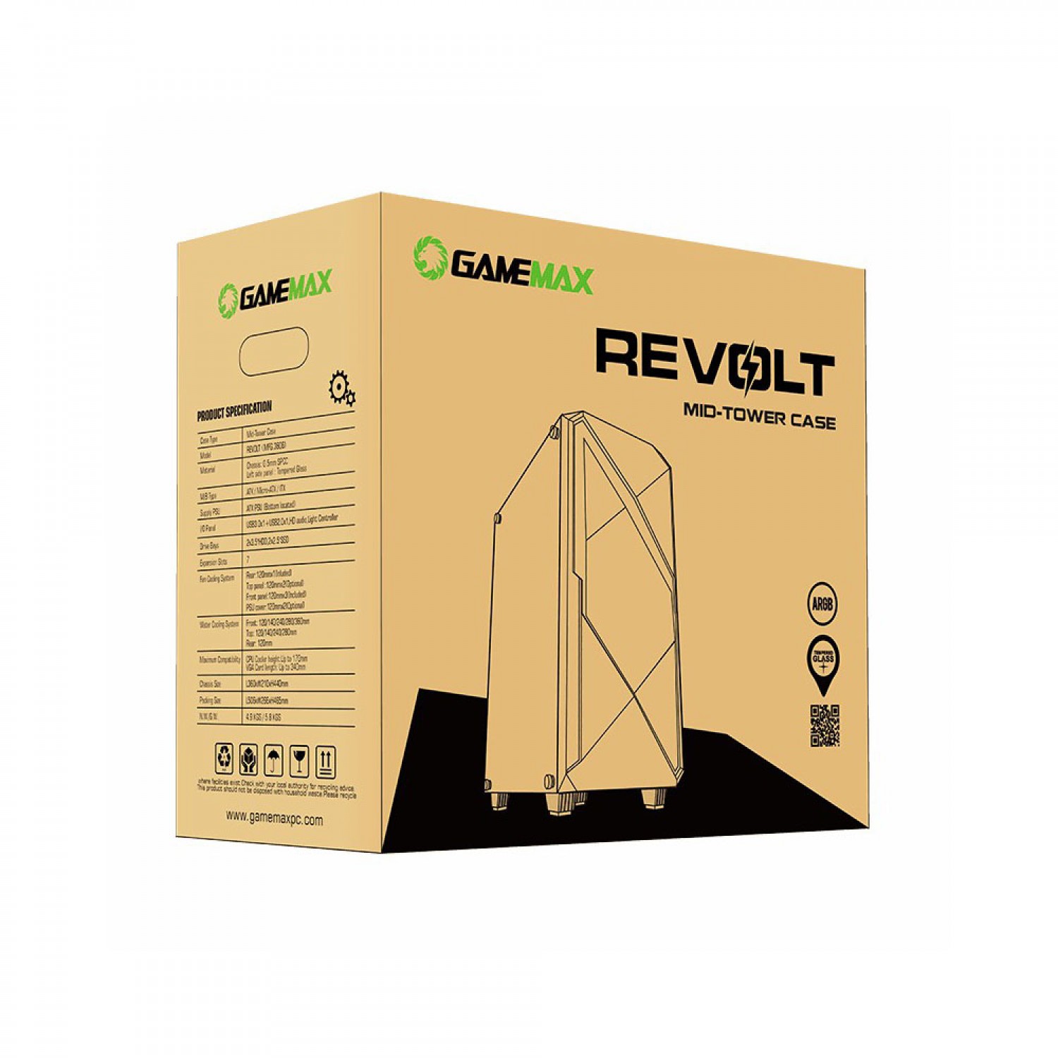 کیس GameMax Revolt-11