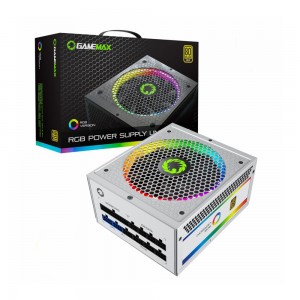 پاور GameMax RGB 850 Rainbow - White
