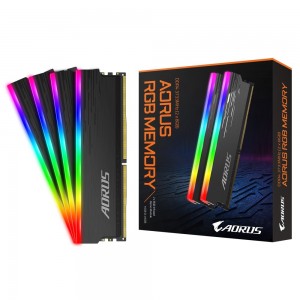 رم GIGABYTE AORUS RGB 16GB Dual 3733MHz CL18 With Demo Kit