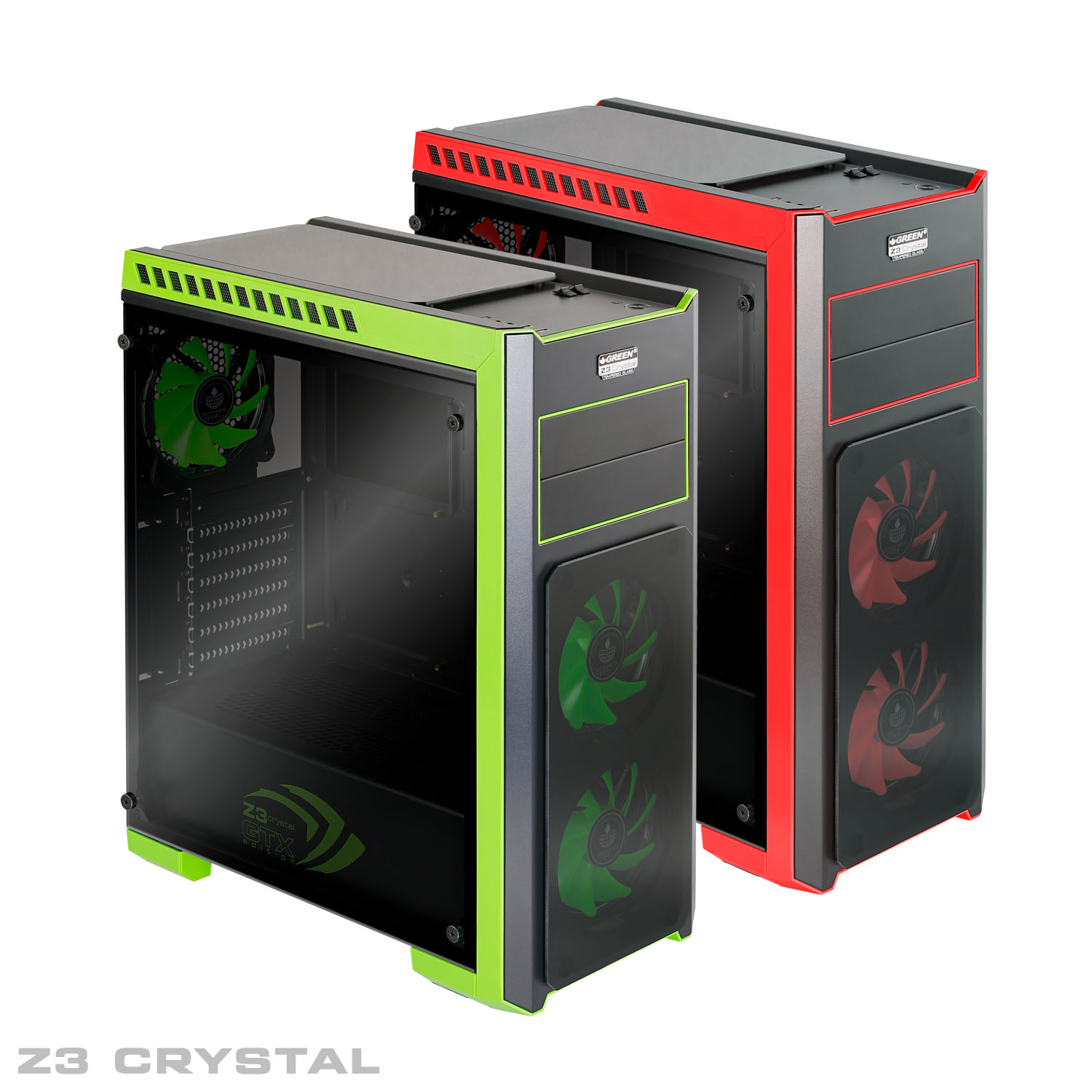 کیس Green Z3 Crystal رنگ قرمز-4