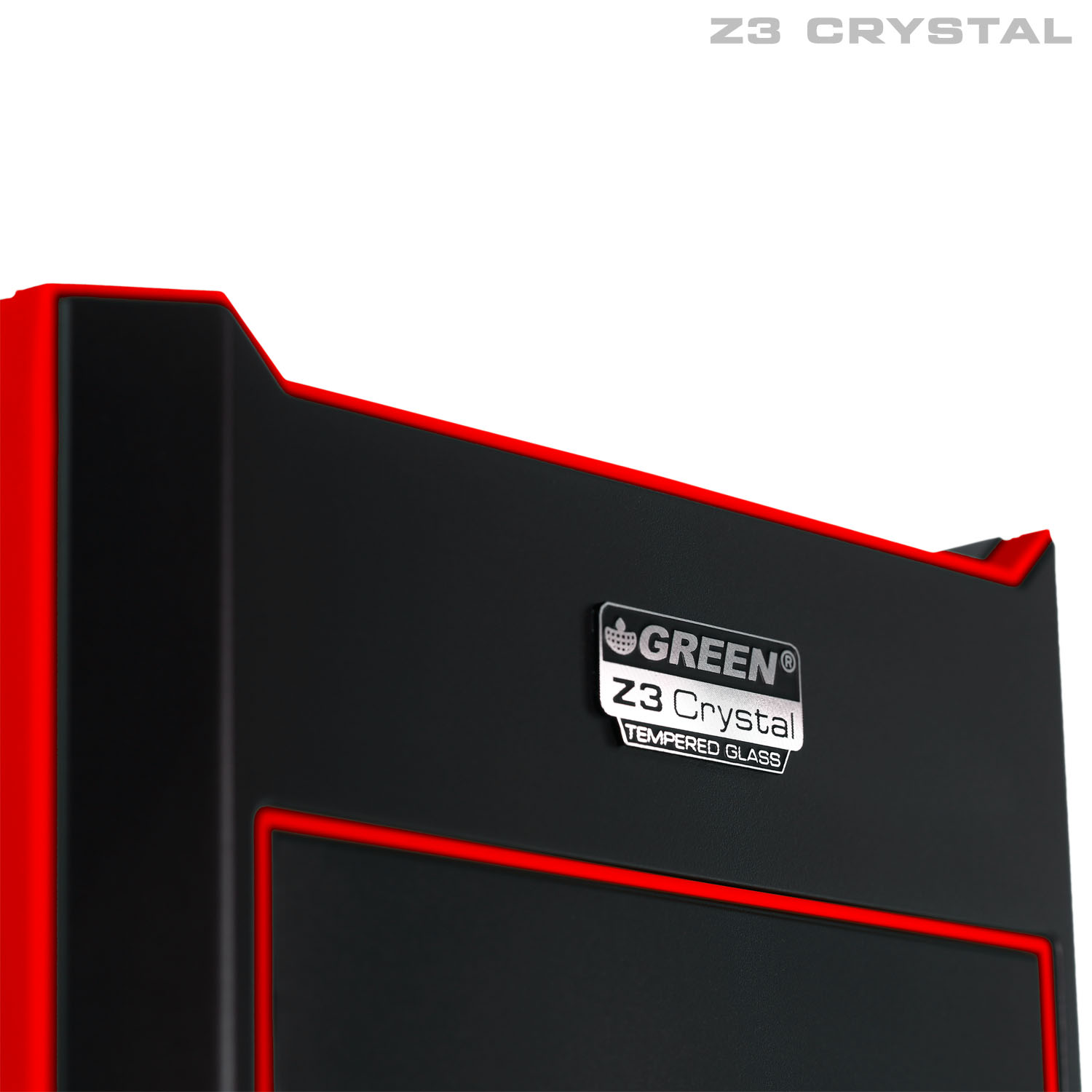 کیس Green Z3 Crystal رنگ قرمز-3