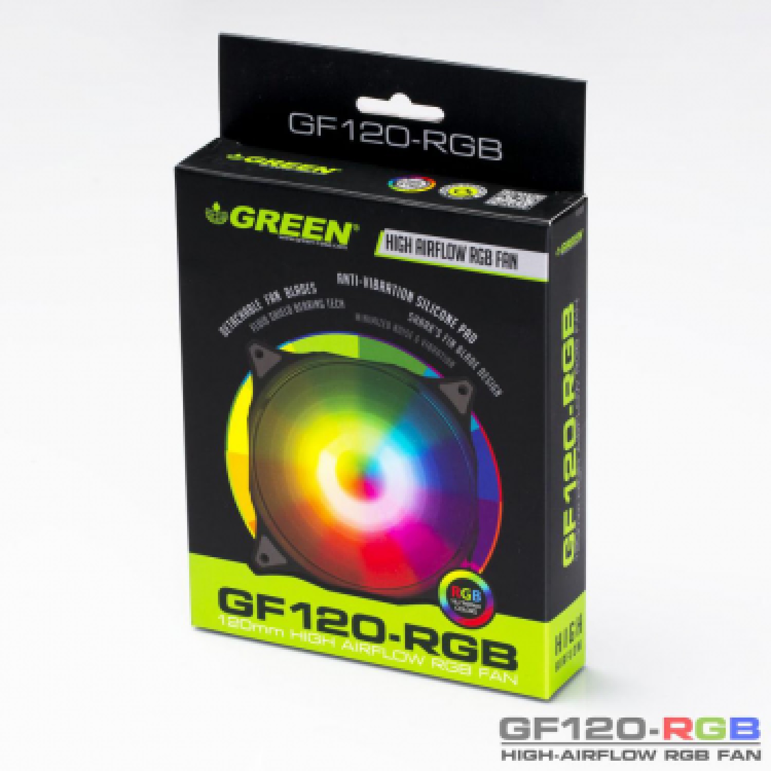 فن کیس Green GF120-RGB - جعبه باز-3