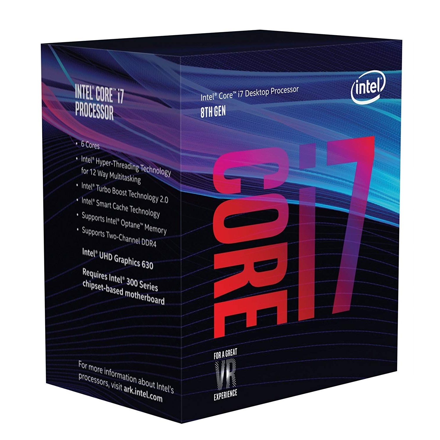 پردازنده Intel core i7 8700