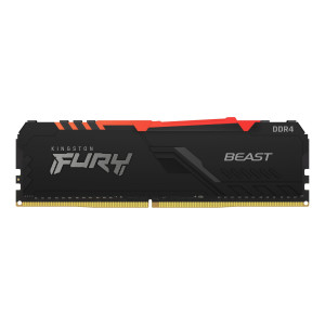 رم Kingston Fury Beast DDR4 RGB 16GB Single 3200MHz CL16