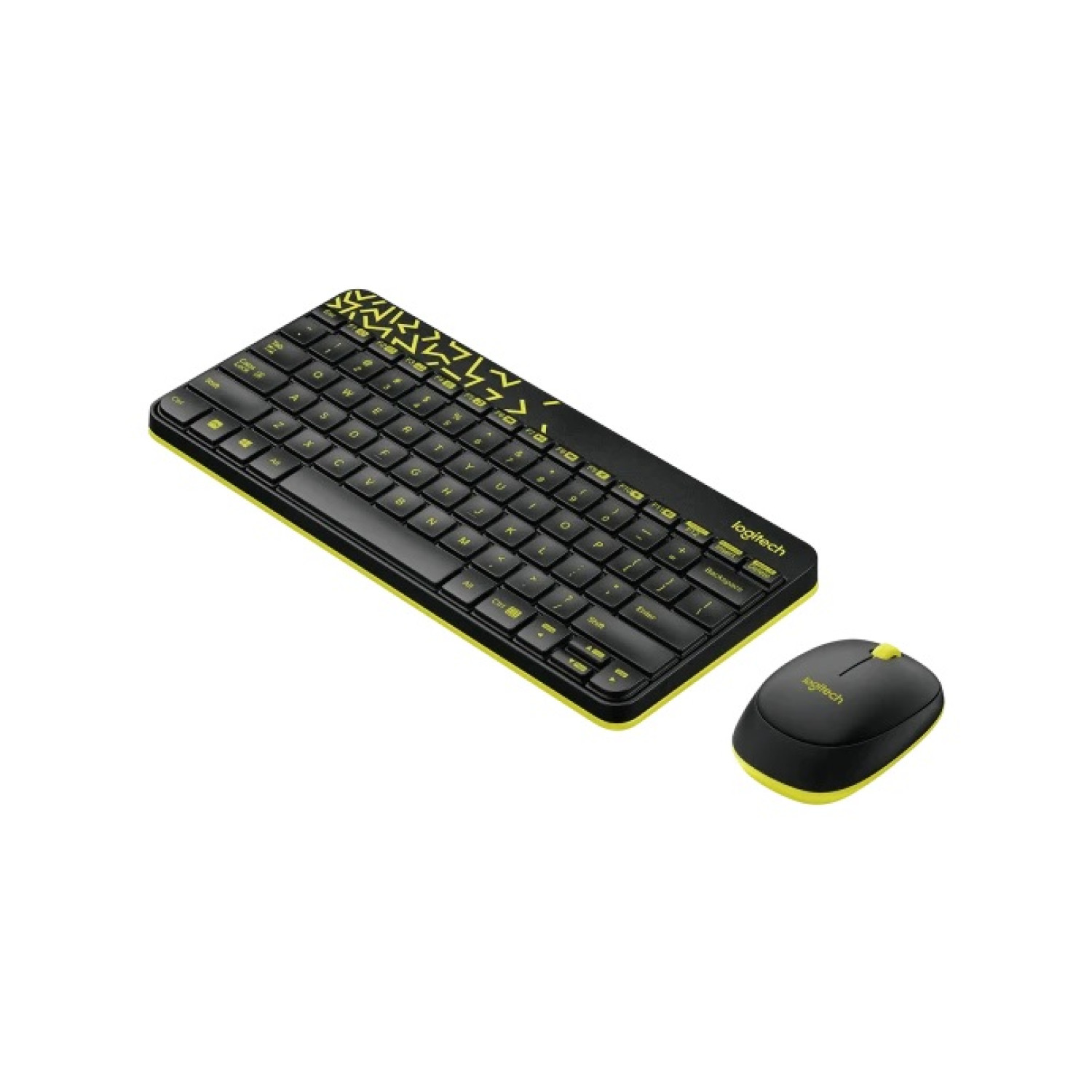 باندل Logitech MK240 Wireless - Black Yellow-2