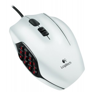 Logitech G600 MMO White Gaming Mouse