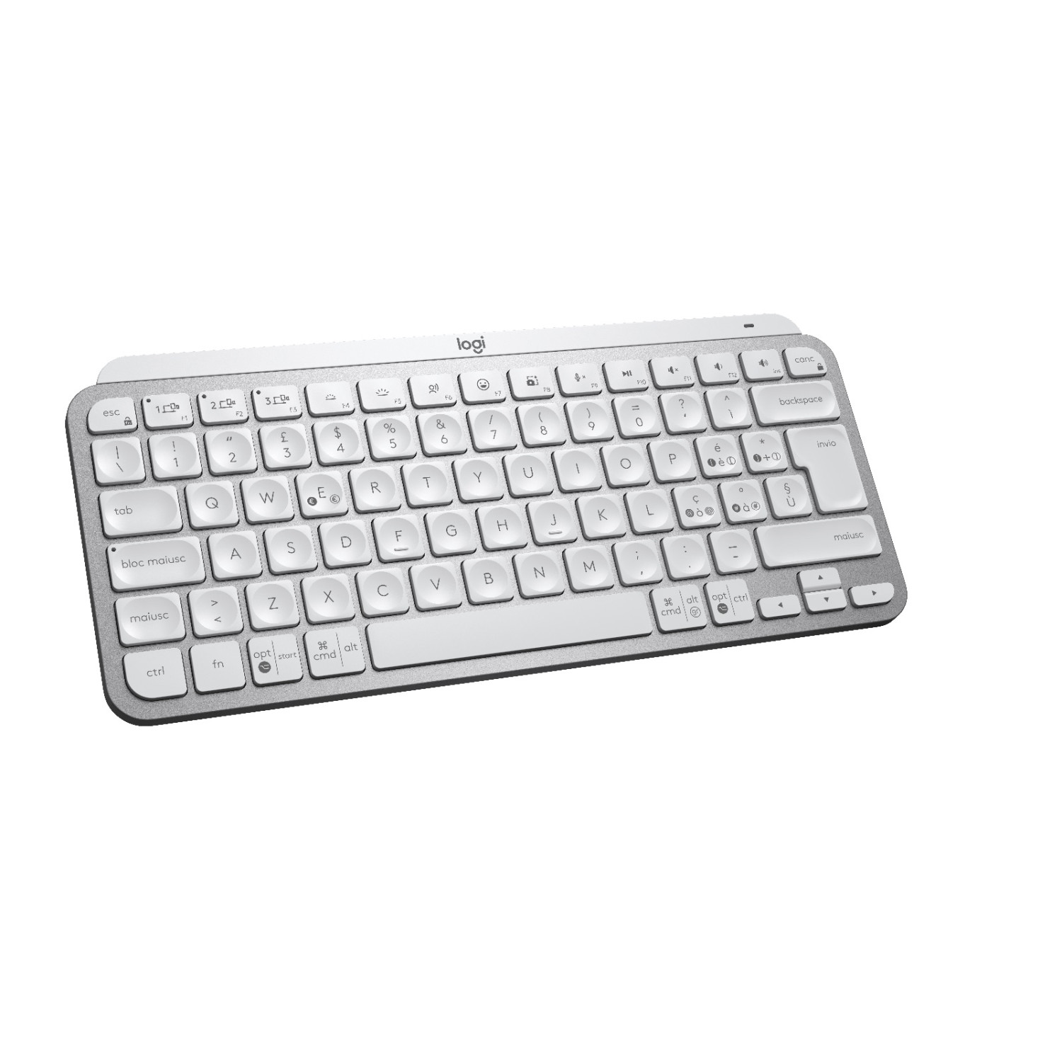 کیبورد Logitech MX Keys Mini Wireless - Pale Gray-1