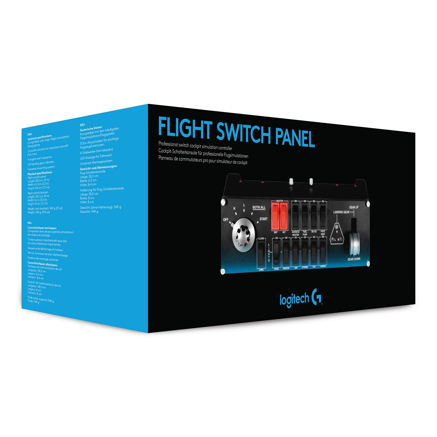پنل شبیه ساز پرواز Logitech G Pro Flight Switch Panel-2