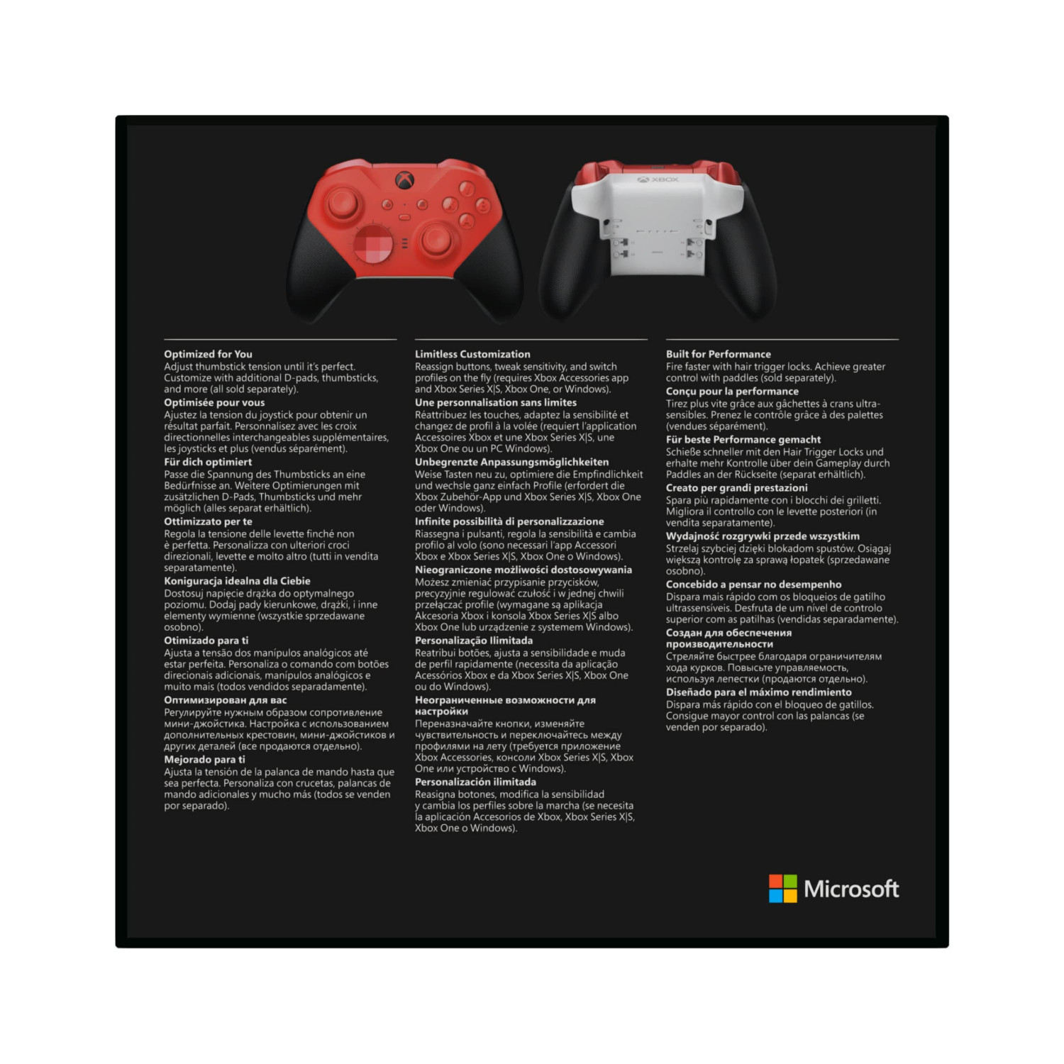 دسته بازی Xbox Wireless Elite Series 2 - Core Edition - Red-4