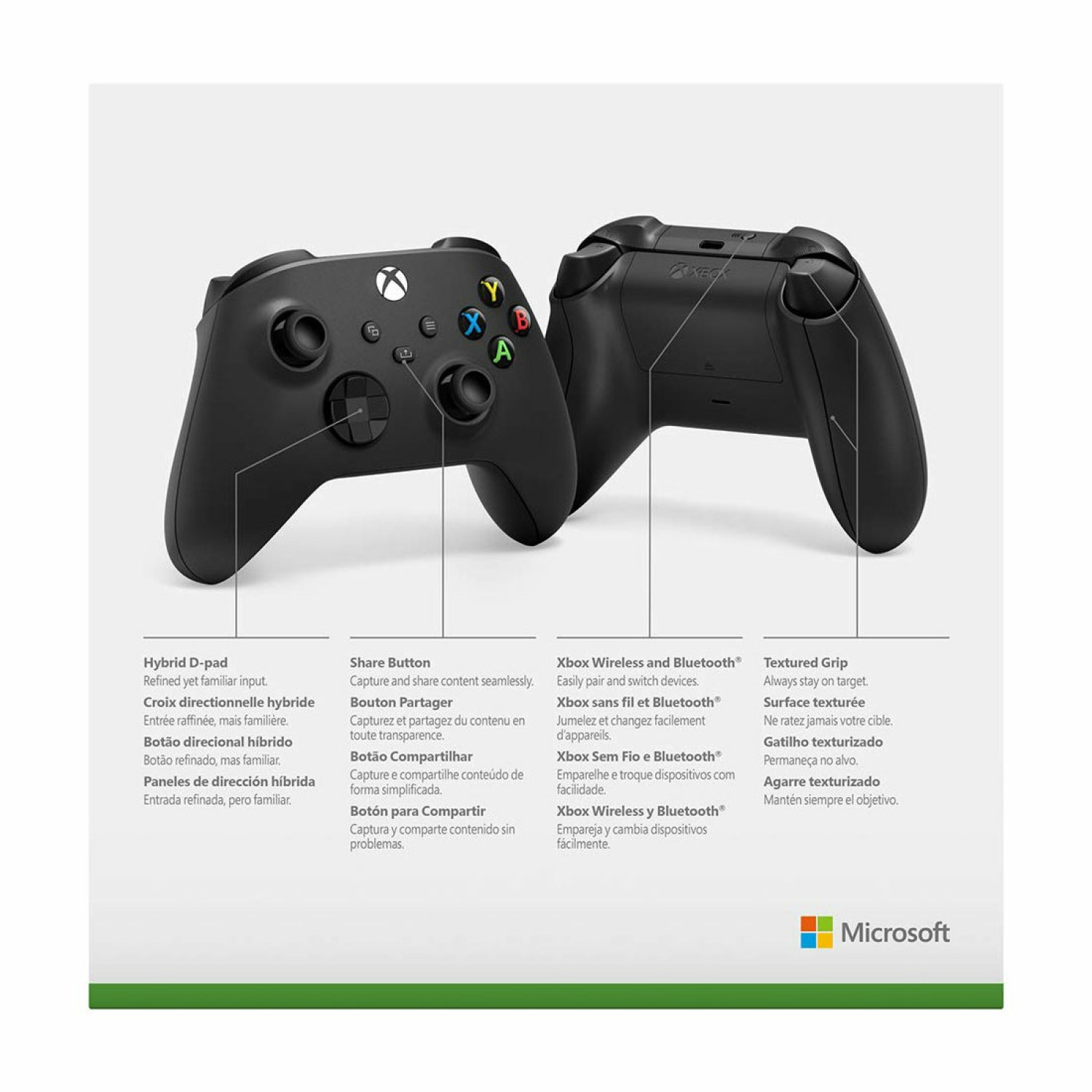 دسته بازی Xbox Wireless - Carbon Black-6