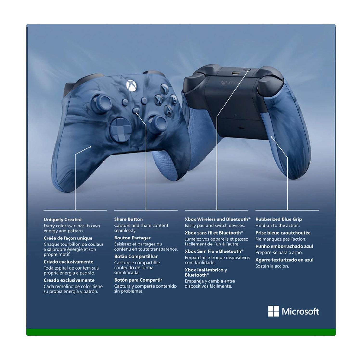 دسته بازی Xbox Wireless - StormCloud Vapor Special Edition-5