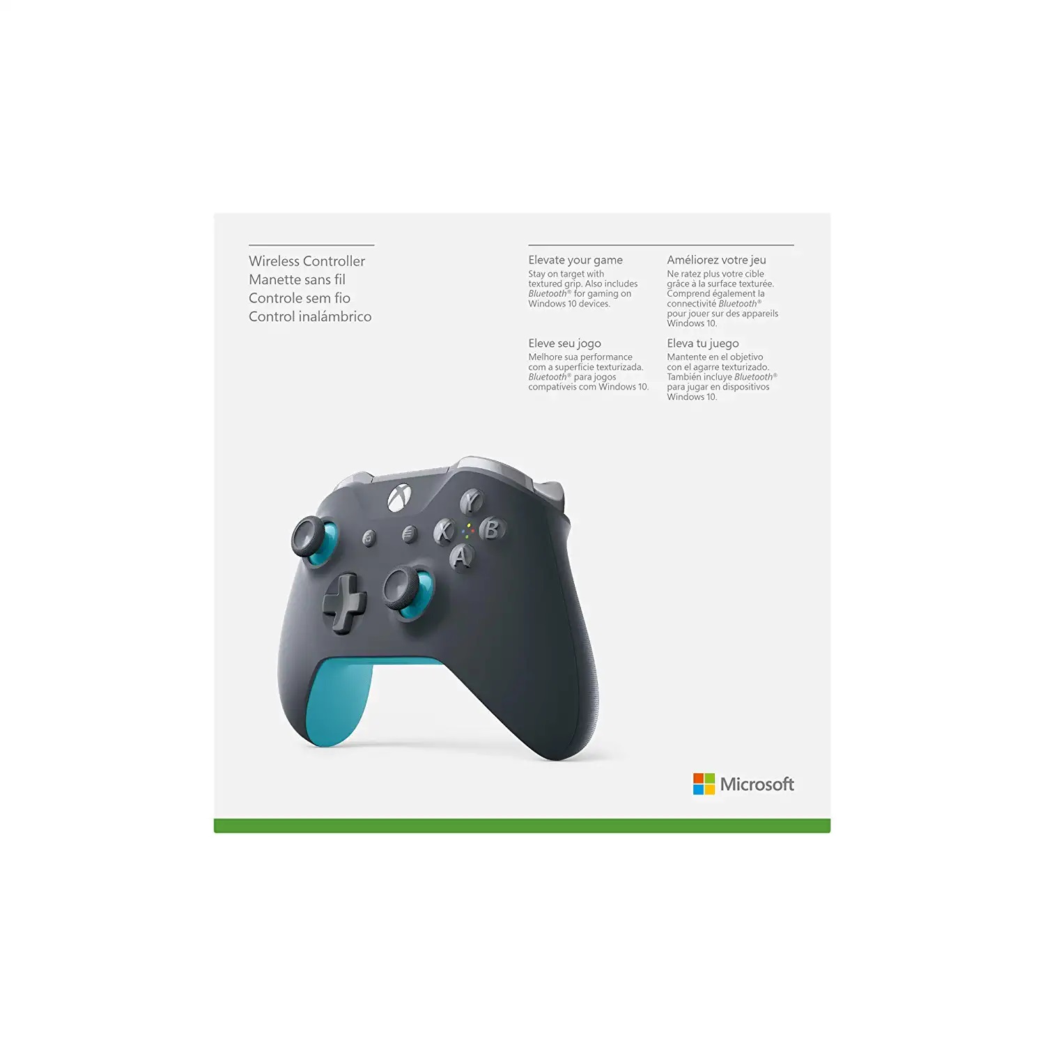 دسته بازی Xbox Wireless - Grey And Blue-5