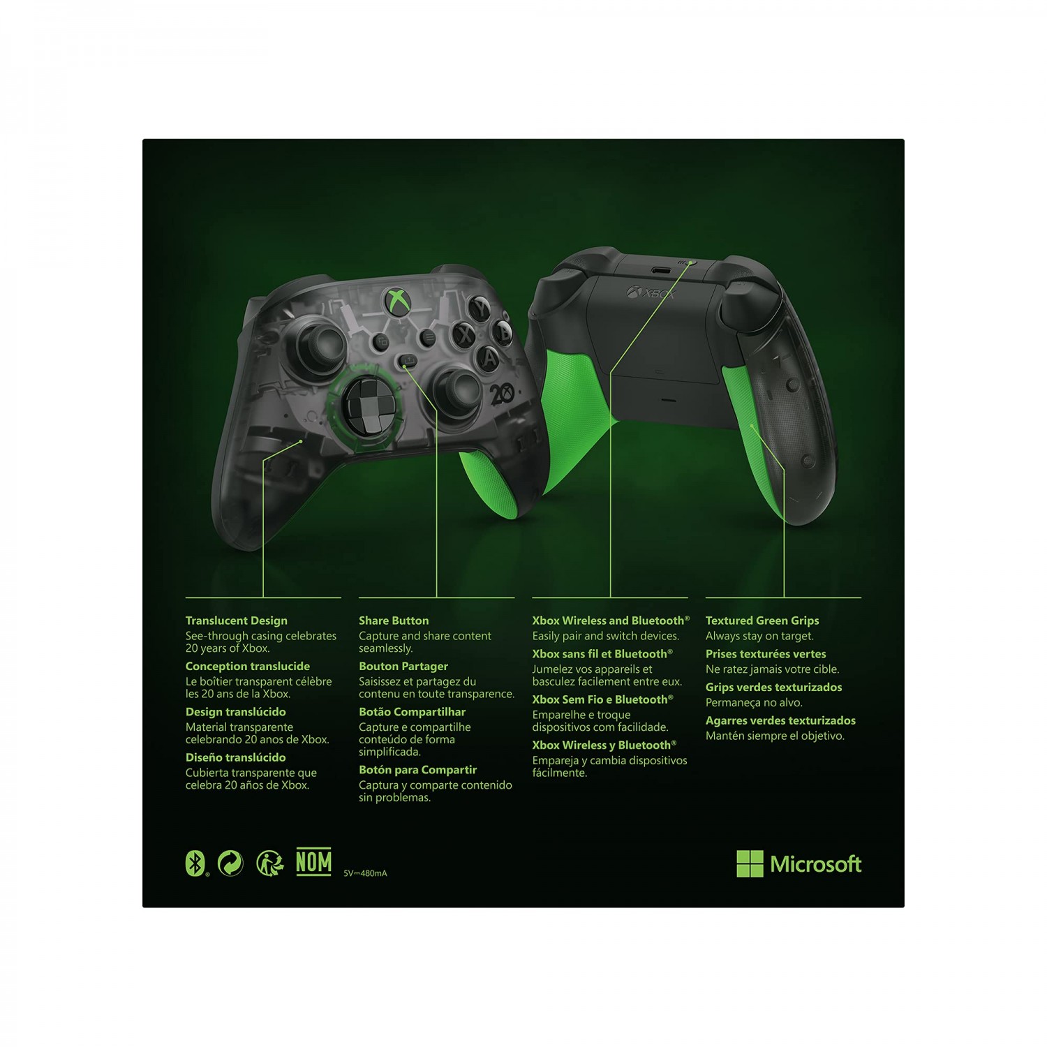دسته بازی Xbox Wireless - 20th Anniversary Special Edition-5