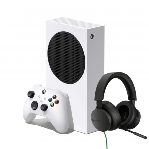باندل کنسول Xbox Series S White + Xbox Stereo Wired