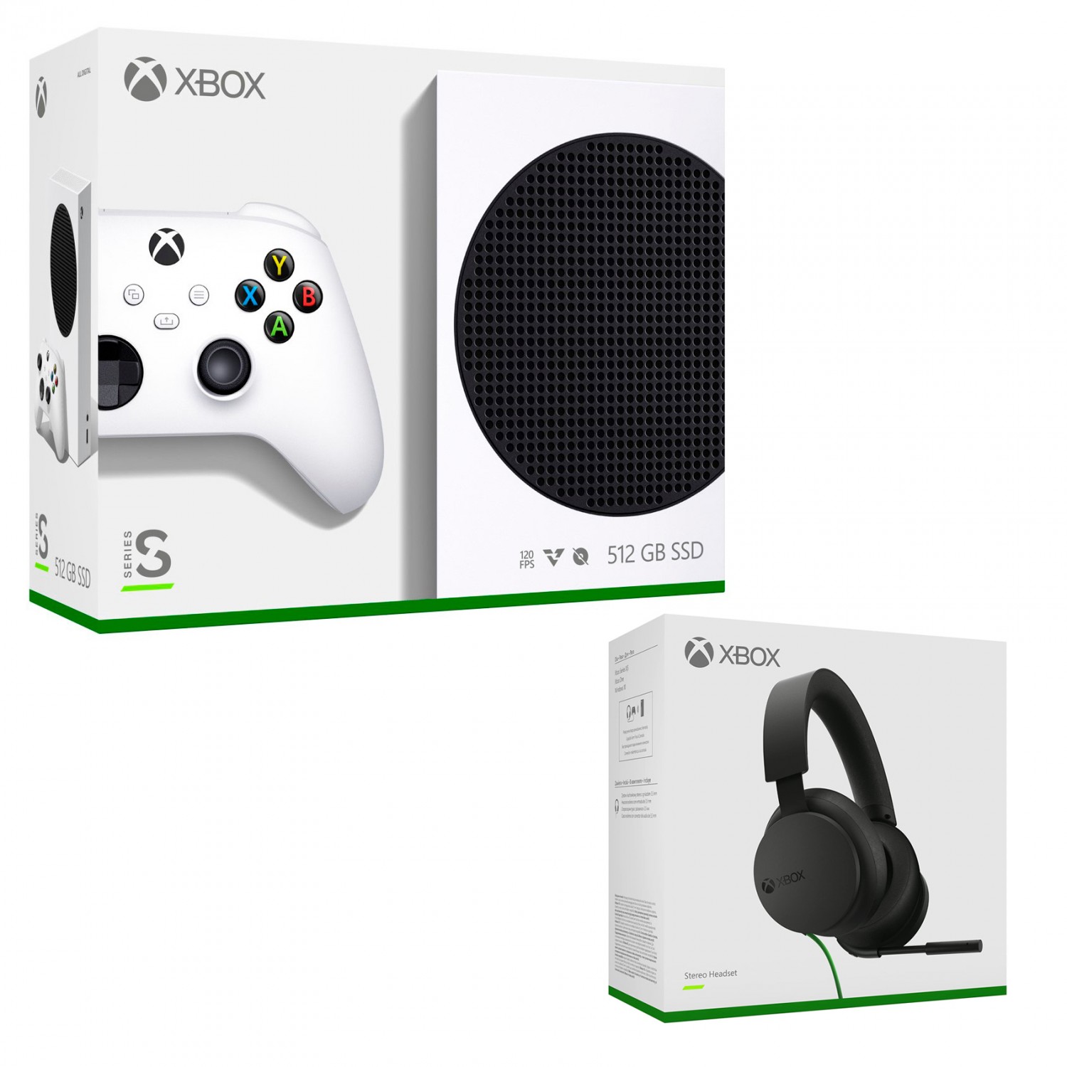 باندل کنسول Xbox Series S White + Xbox Stereo Wired-5