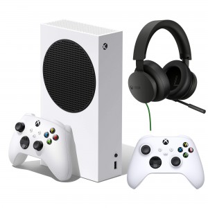 باندل کنسول Xbox Series S White + Controller + Xbox Stereo Wired