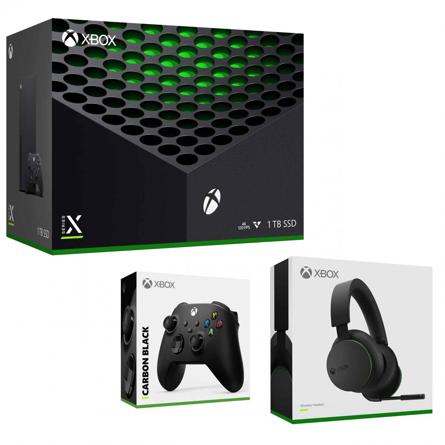 باندل کنسول Xbox Series X + Controller + Xbox Stereo Wireless-5