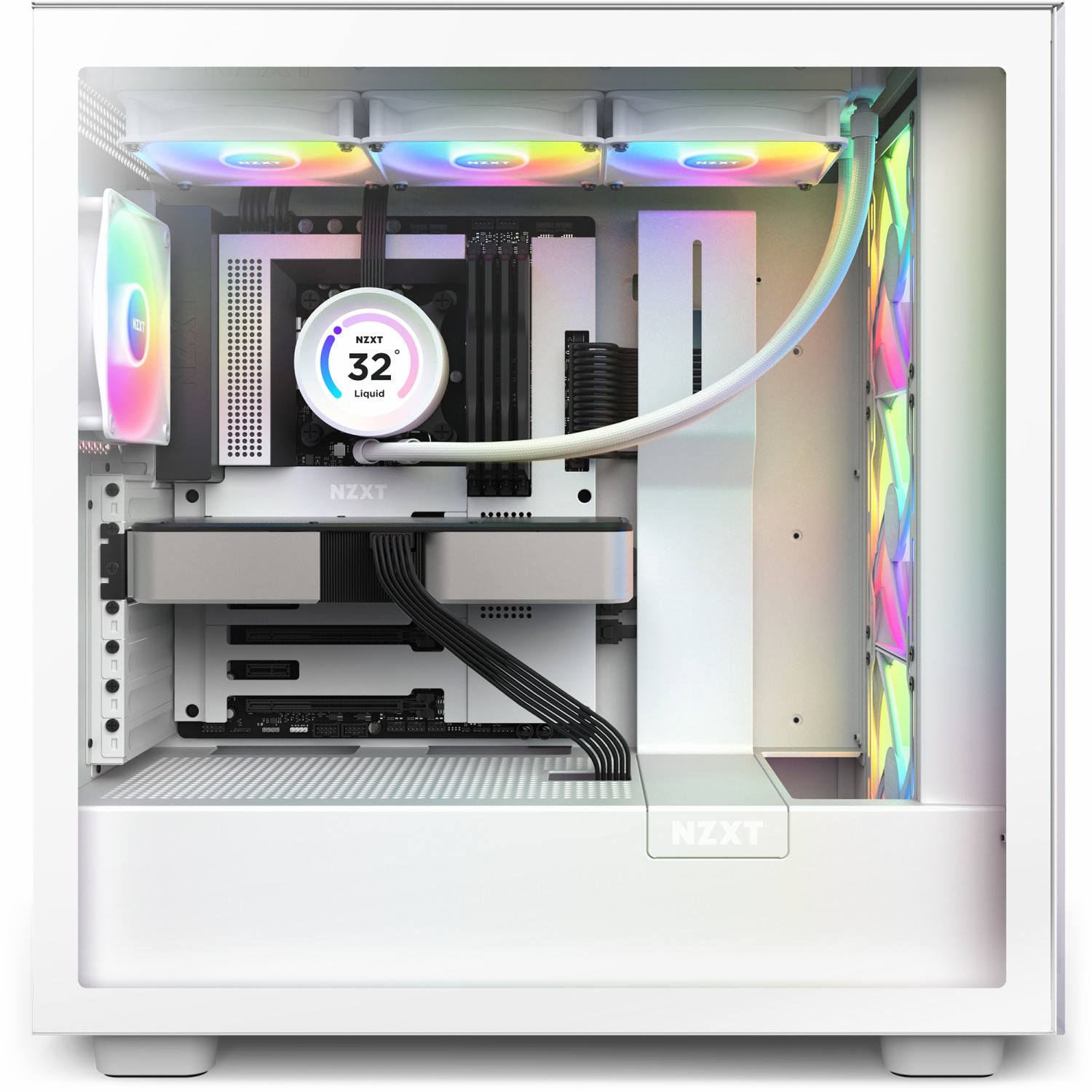 کولر پردازنده NZXT Kraken Elite 360 RGB - Matte White-7