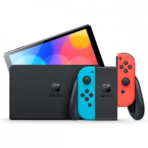 کنسول بازی Nintendo Switch OLED Model - آبی/قرمز