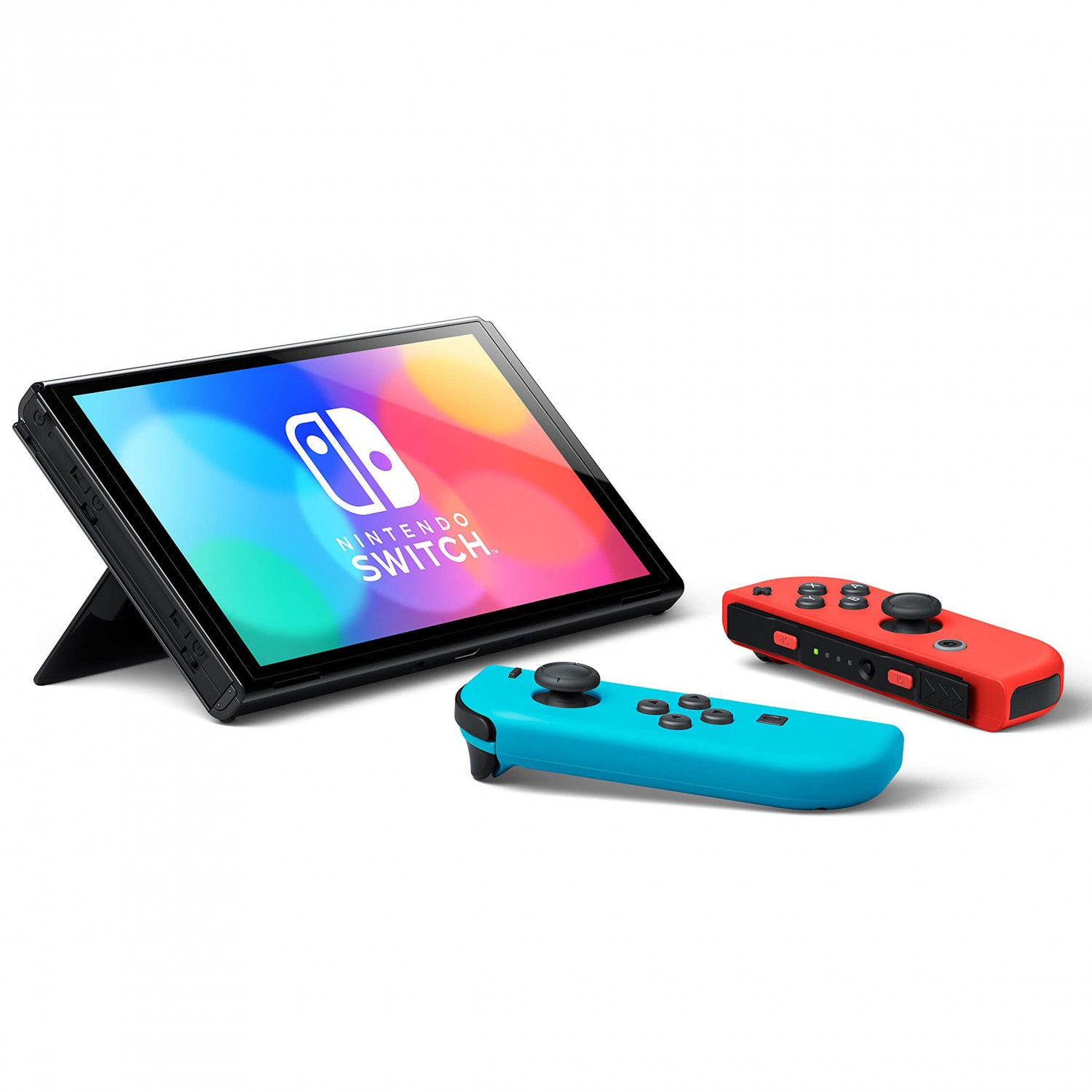کنسول بازی Nintendo Switch OLED Model - آبی/قرمز-2